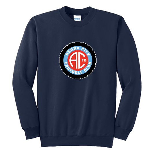 Akron City FC Fleece Crewneck Sweatshirt